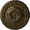 Ekena Millwork Amelia Ceiling Medallion (Fits Canopies up to 2 3/8"), Hand-Painted Brass, 19 5/8"OD x 3/4"P CM20AMBRS - alternate 1